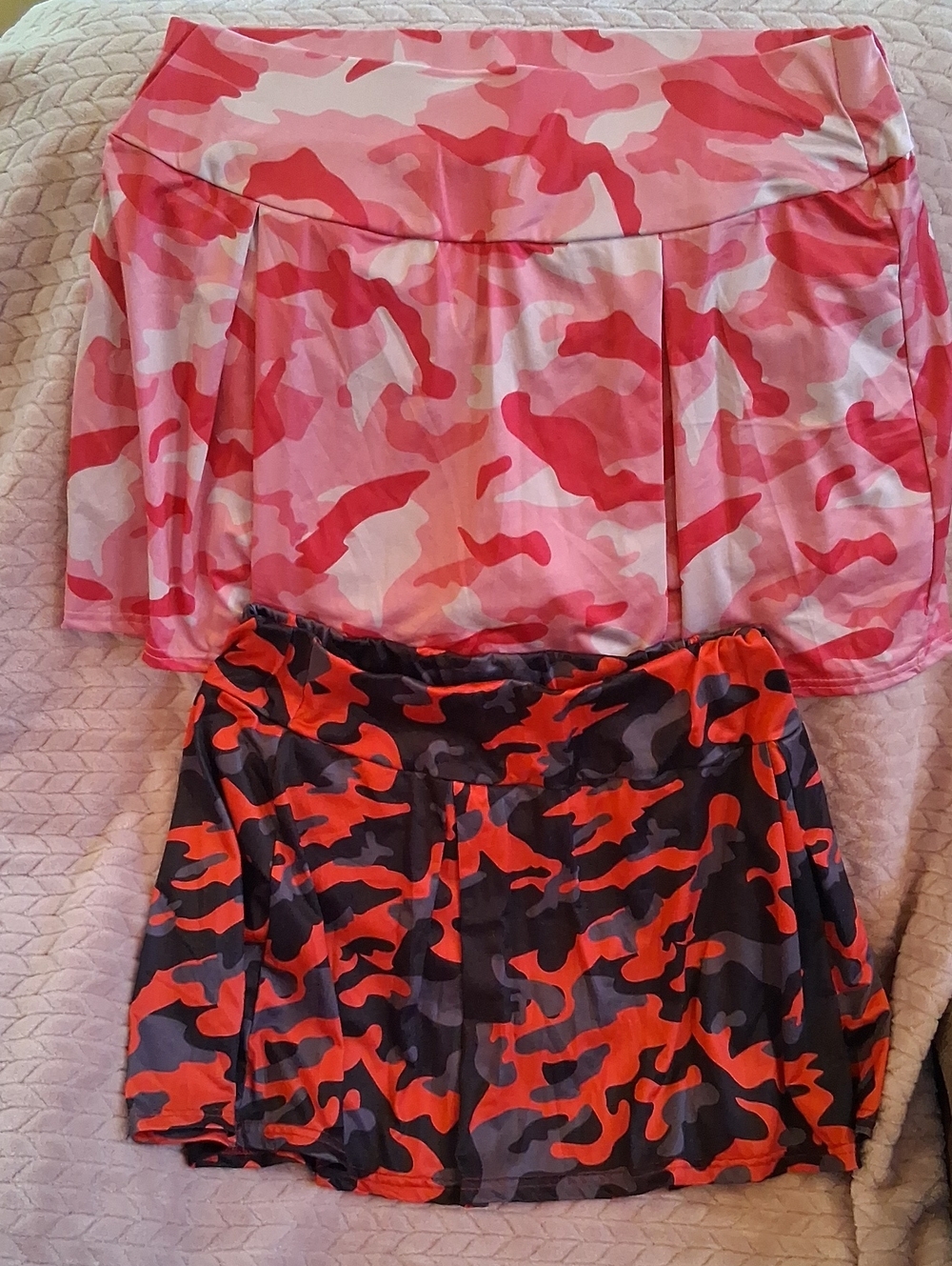 2 Pair Women’s Camo Skorts- Athletic Casual Style